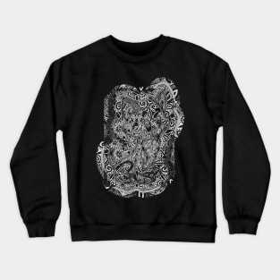 Mandala Cat Crewneck Sweatshirt